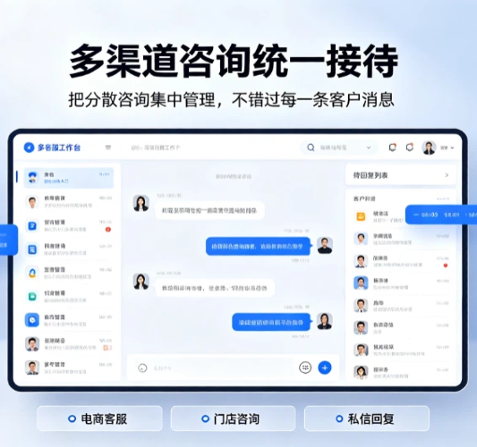 多渠道消息统一接待